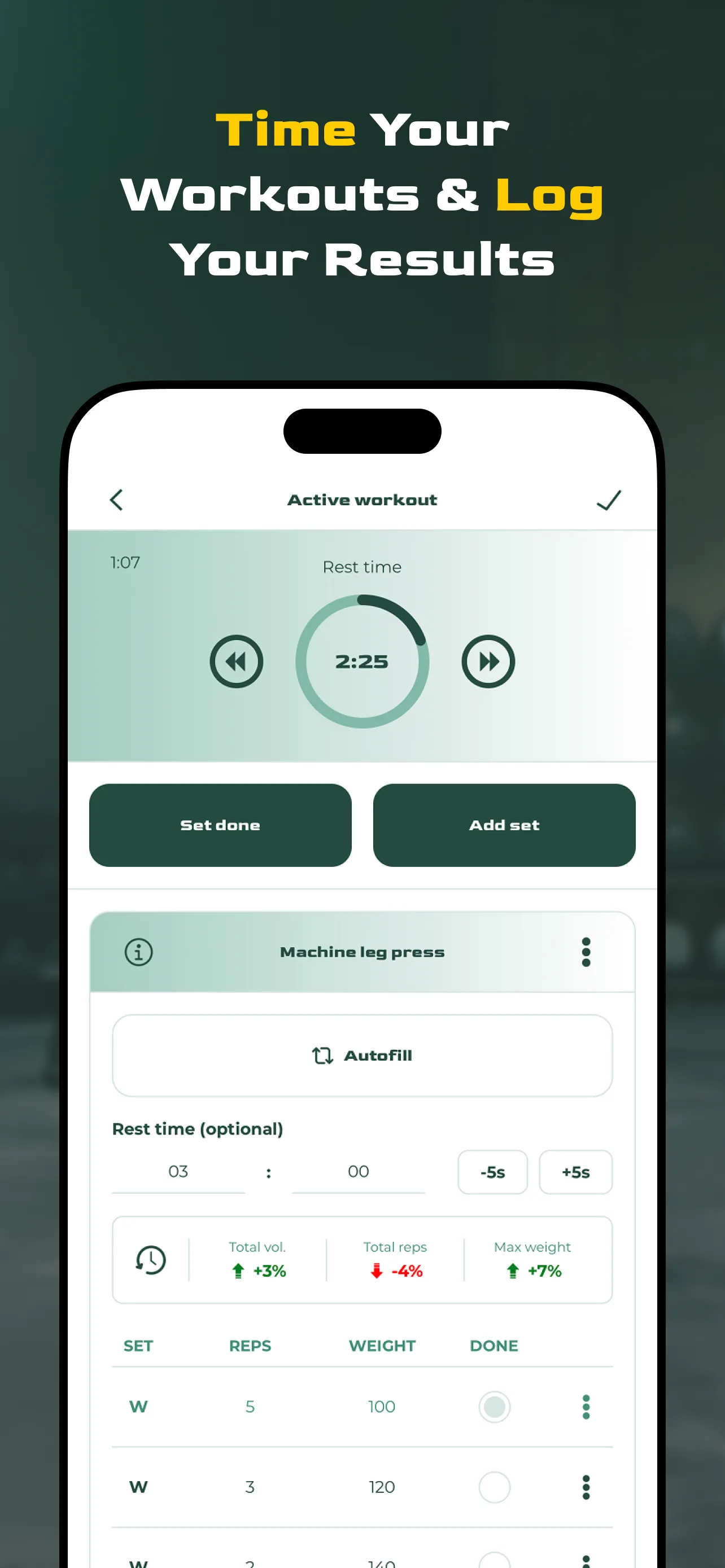 Virtus Athlete workout schedule and weekly planner